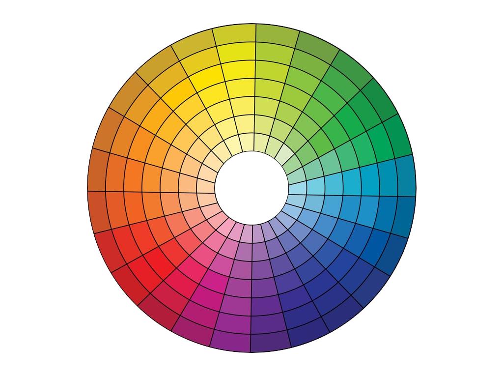 picture of a color wheel